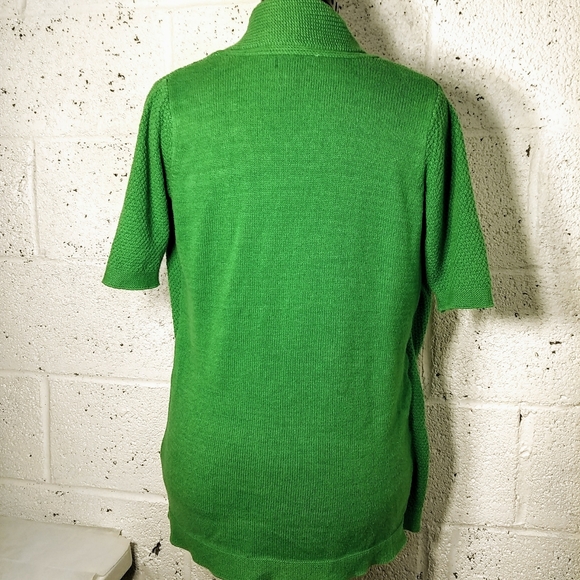 Apt. 9 Small Green Open Green Knit Cardigan W/ Top - Picture 6 of 11